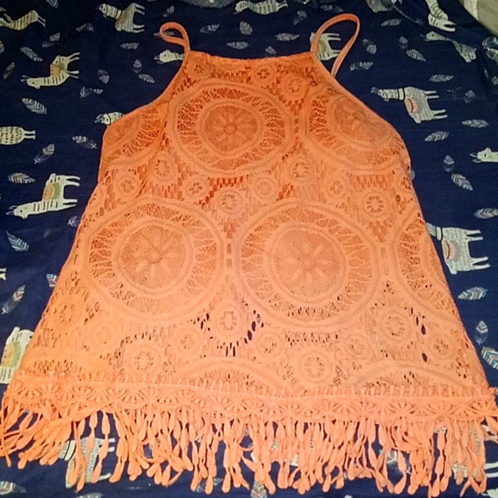 Orange tanktop with lining